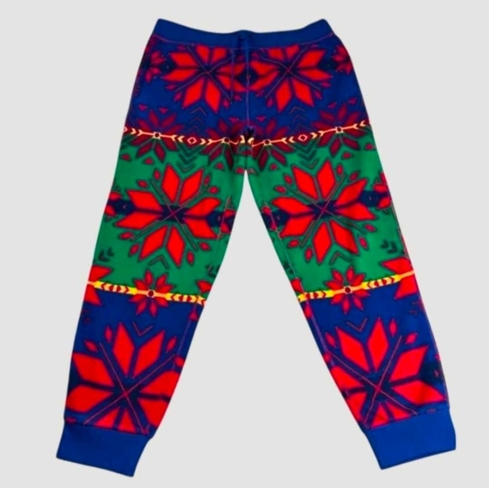 NWOT Polo Ralph Lauren L Indie Sleeze Grunge Apres Ski  Fair Isle Fleece Joggers - Picture 8 of 8